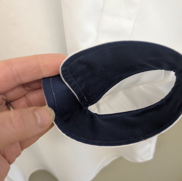 NWT Paul Frederick Mens Non-iron 2 Ply Cotton Classic Fit Button Up Shirt 18x33 - Picture 8 of 9